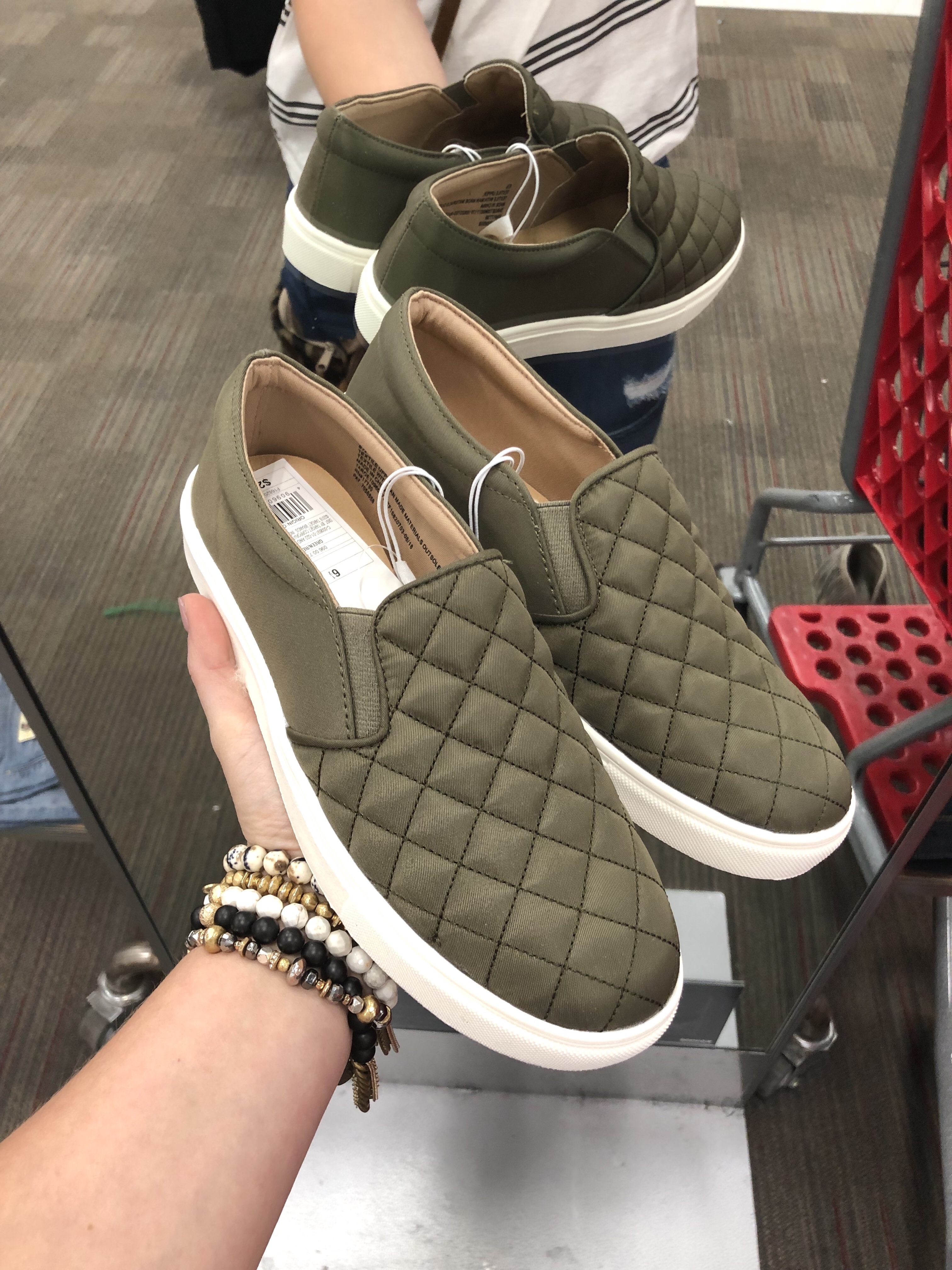 quilted sneakers target